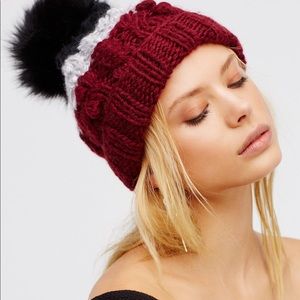 Free people Pom Pom hat